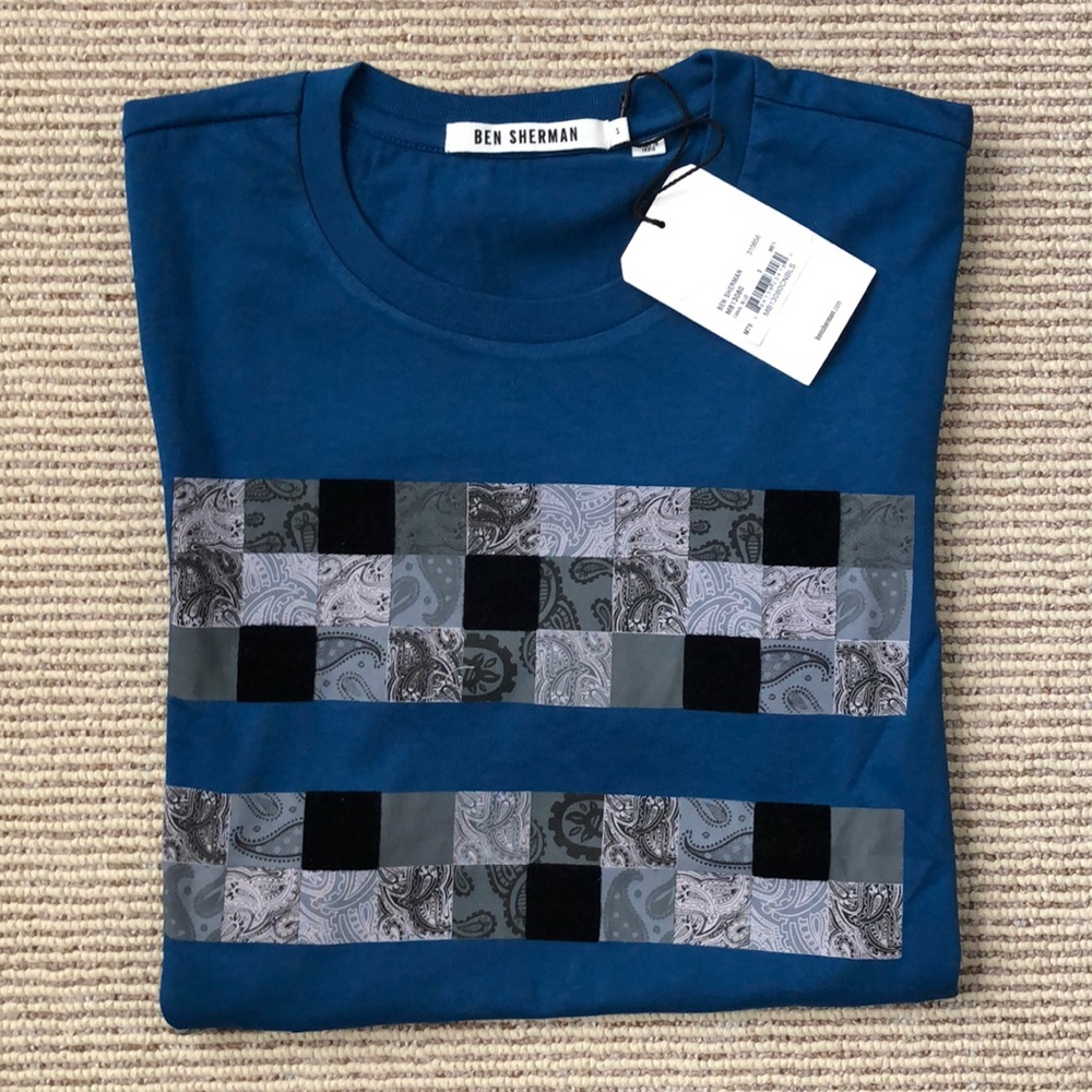 New. Blue Ben Sherman Tshirt.